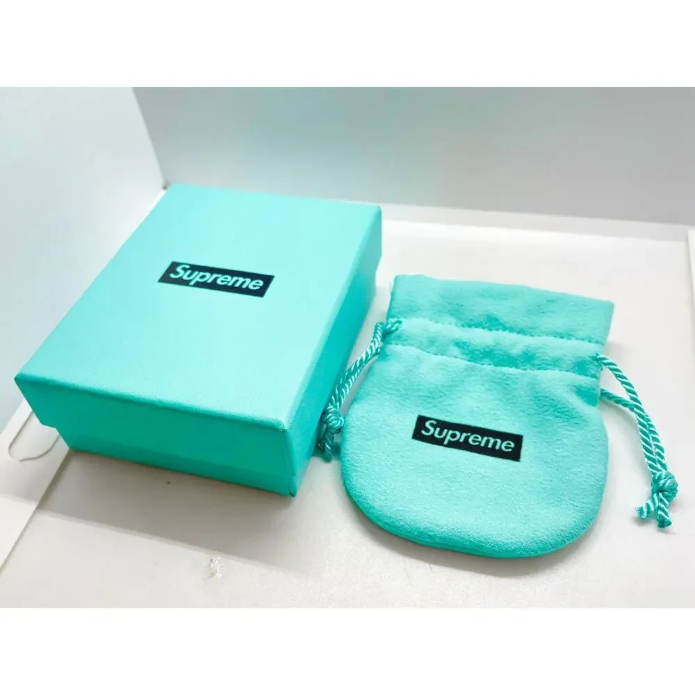 Tiffany & Co. X Supreme Box and Pouch Packaging Set